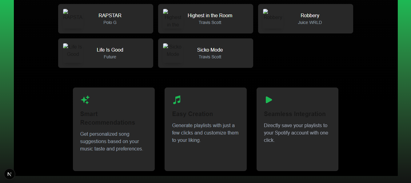 Spotify Playlist Generator